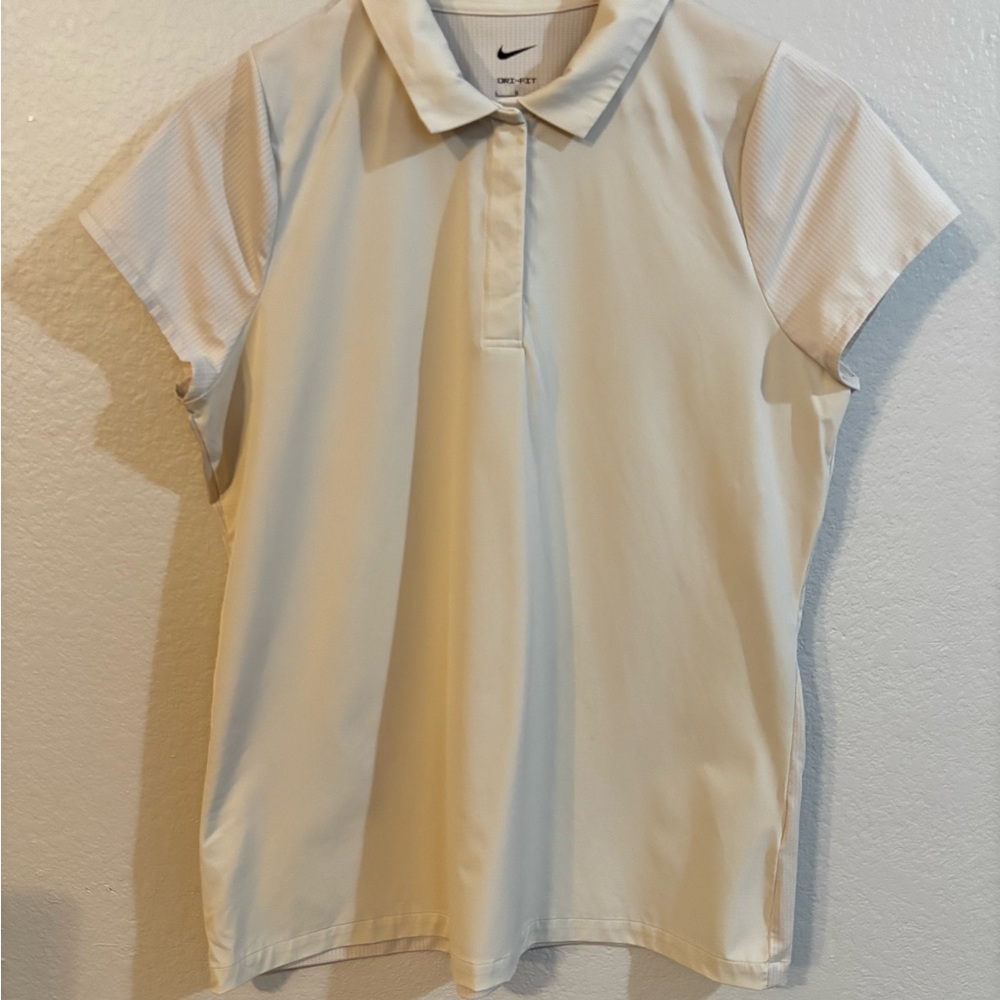 Nike Cream Golf Shirt